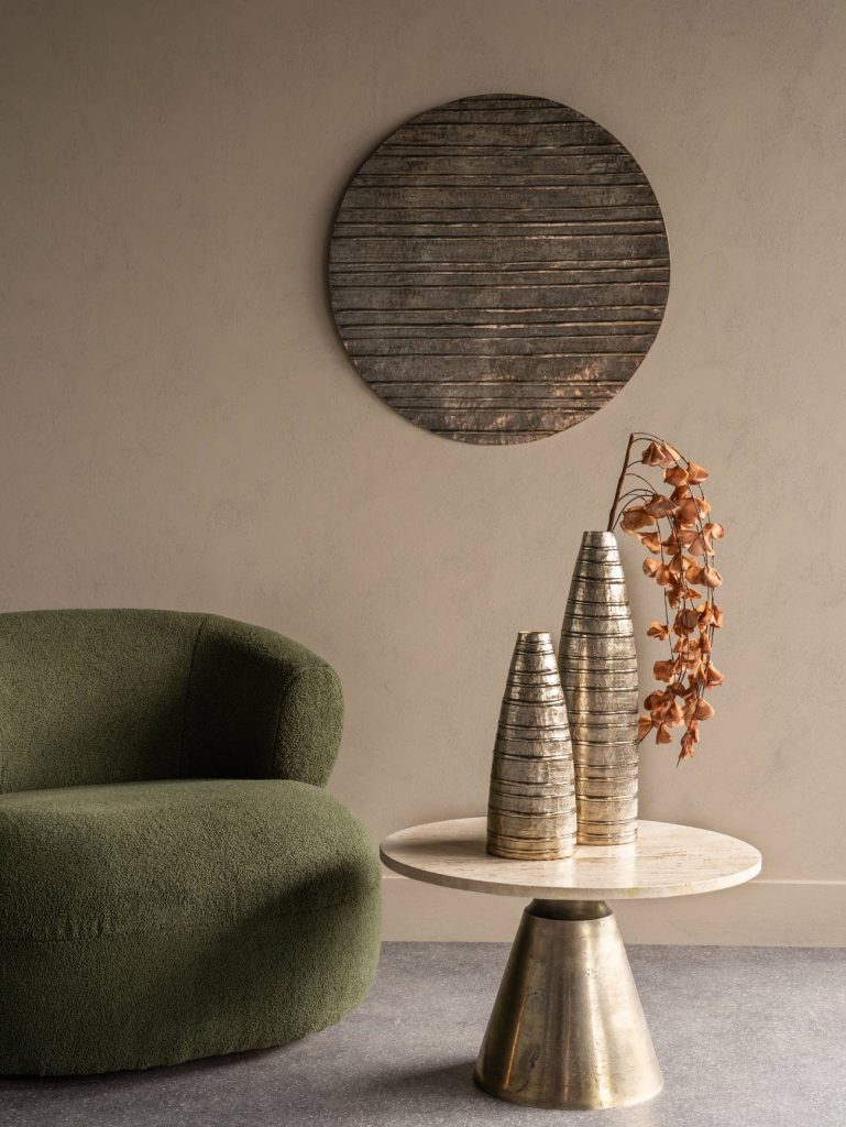 Lined Disc Wall Art