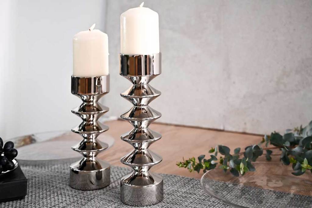 Concentric pillar candle holder (medium)