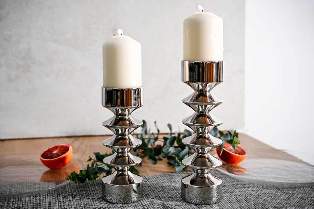 Concentric pillar candle holder (small)