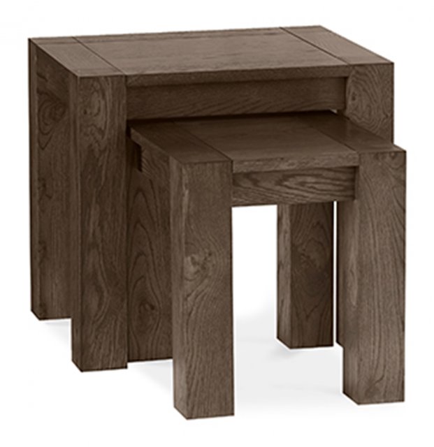 Cuba Dark Oak Nest of Tables