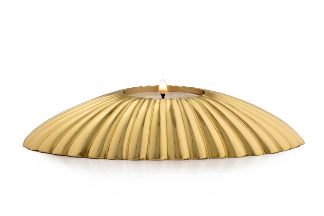 Oval tealight holder
