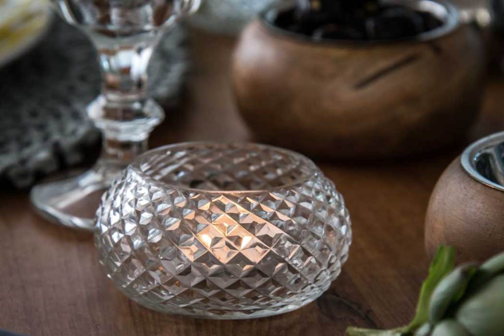 Round Glass tealight (short)