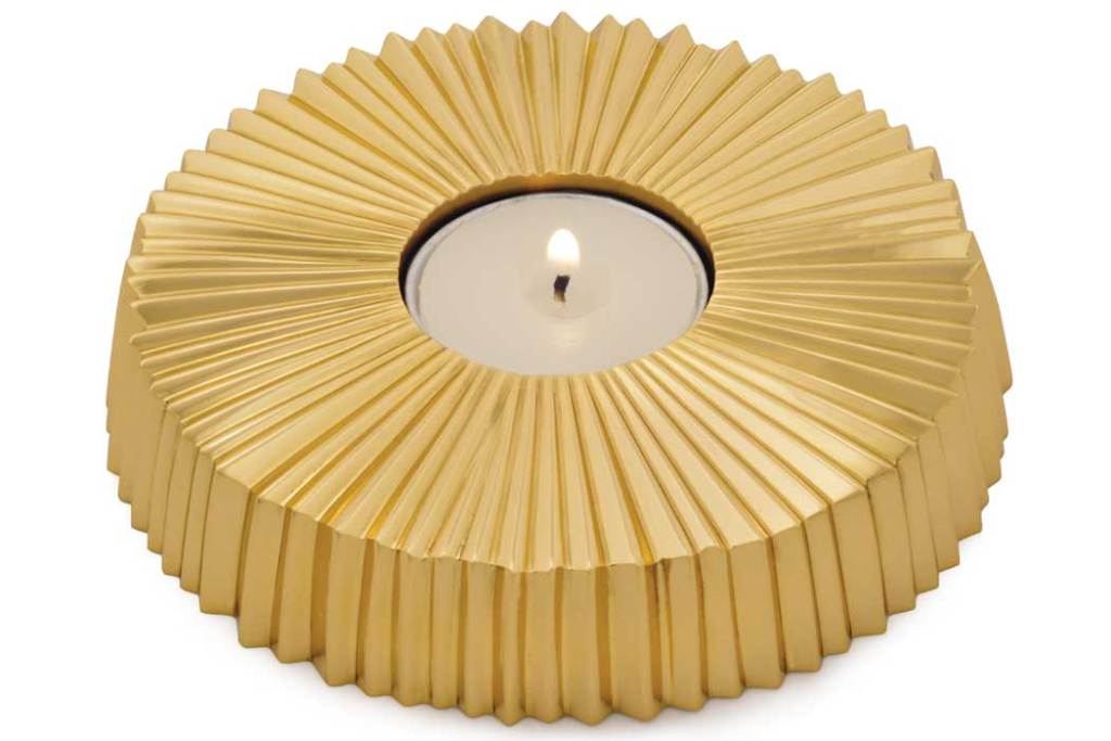Round tealight holder