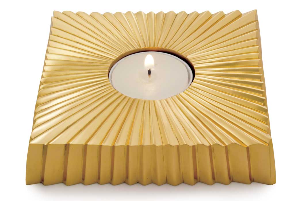 Square tealight holder