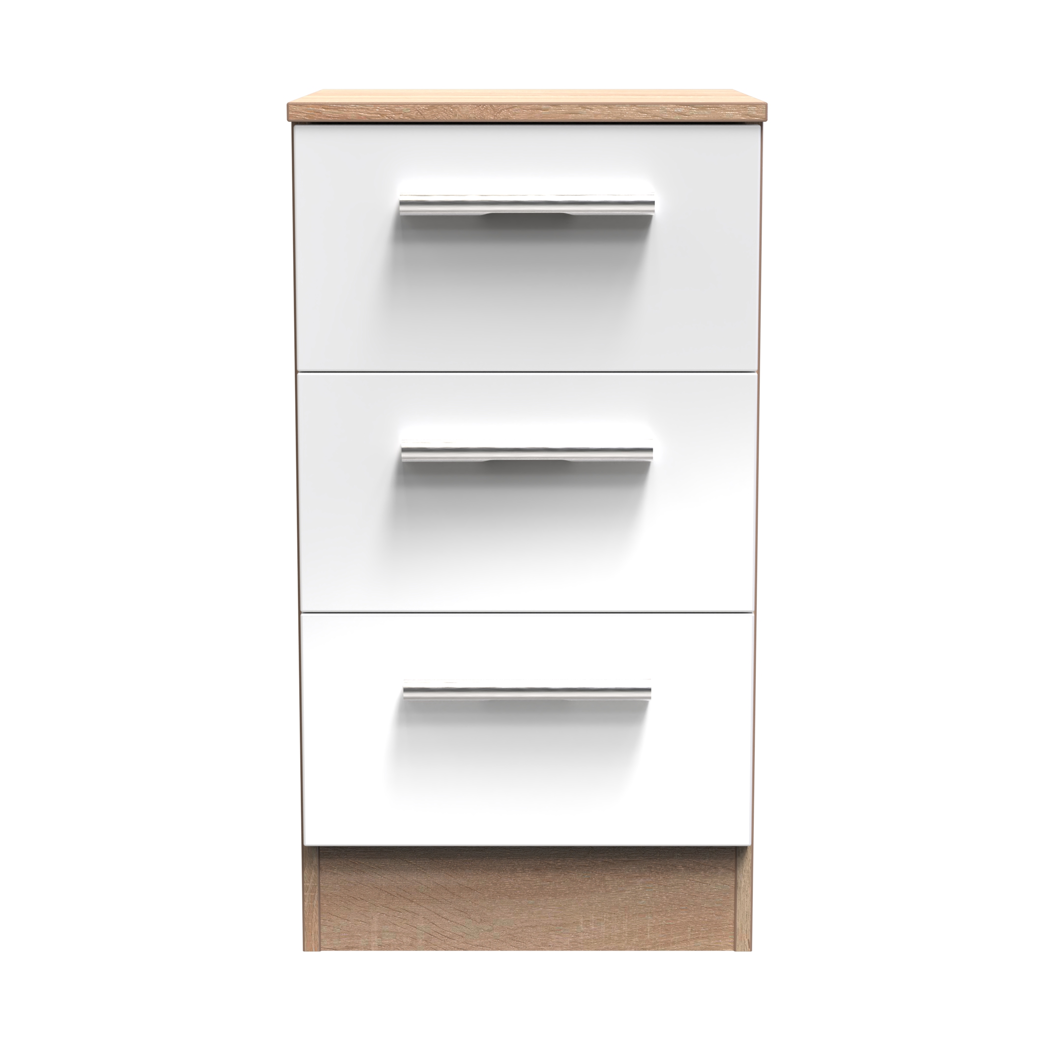 Manhattan 3 Drawer Bedside