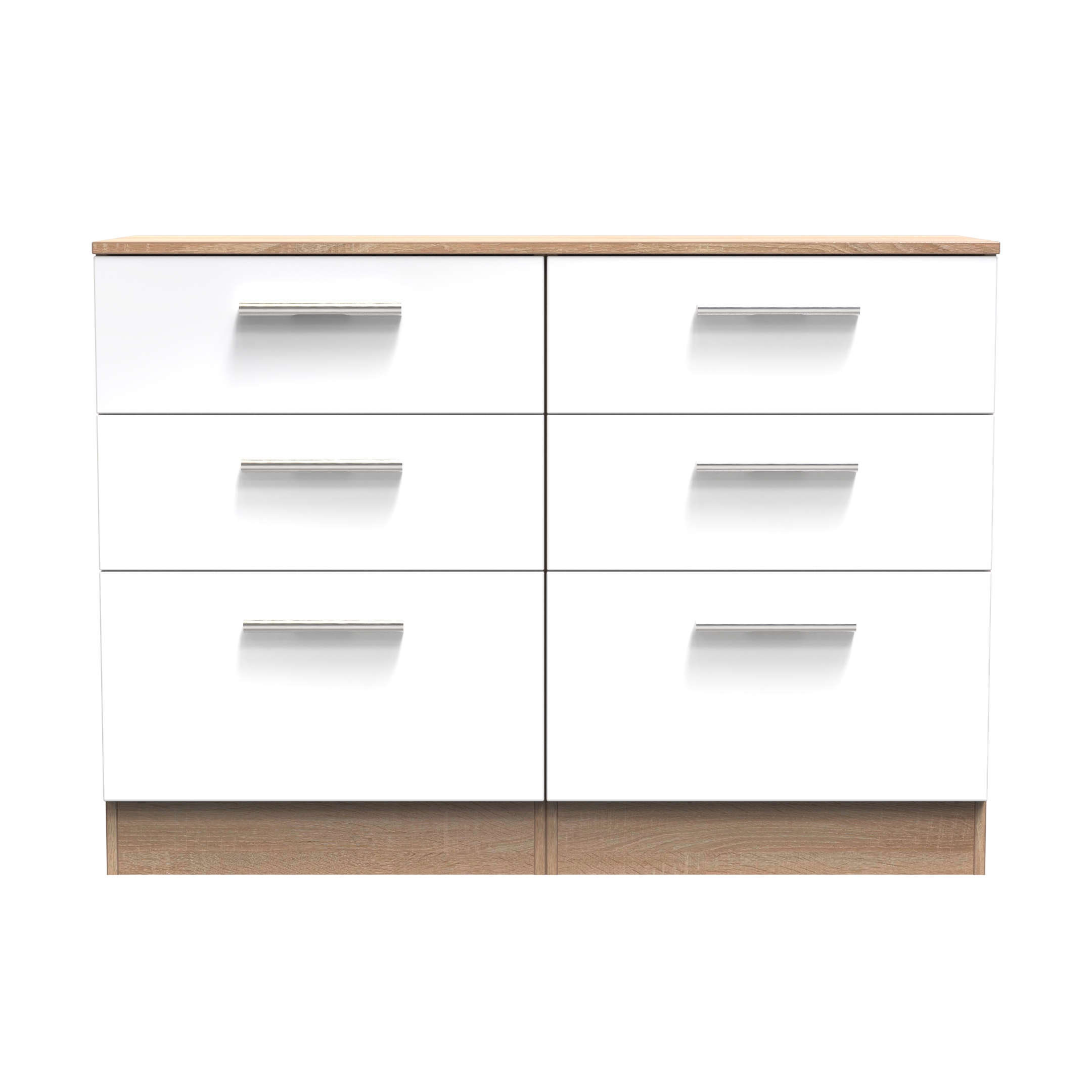 Manhattan 6 Drawer Midi Chest