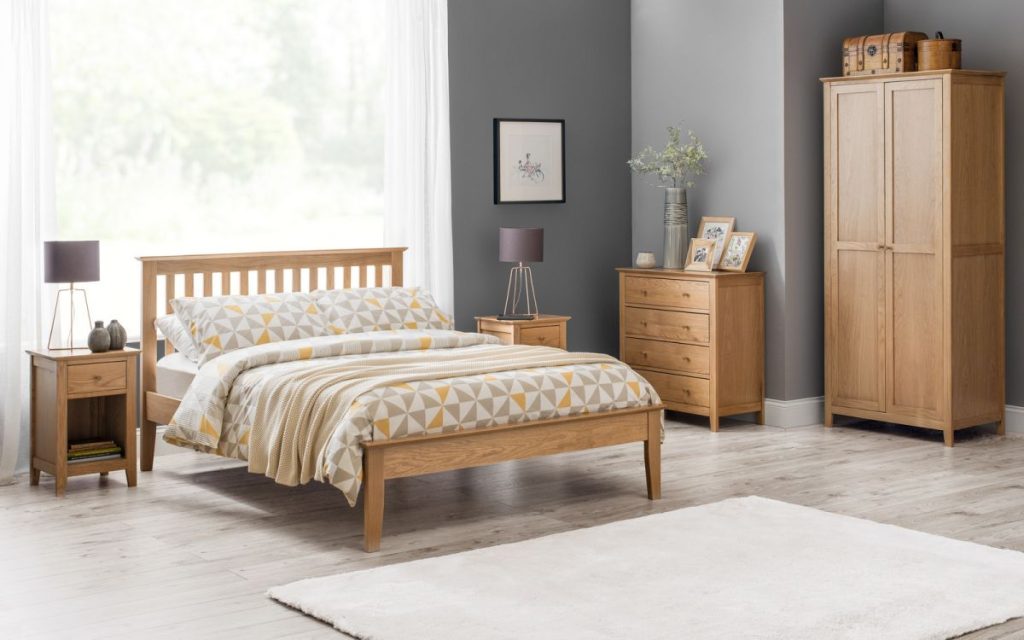 Saturn - Oak Bedframe
