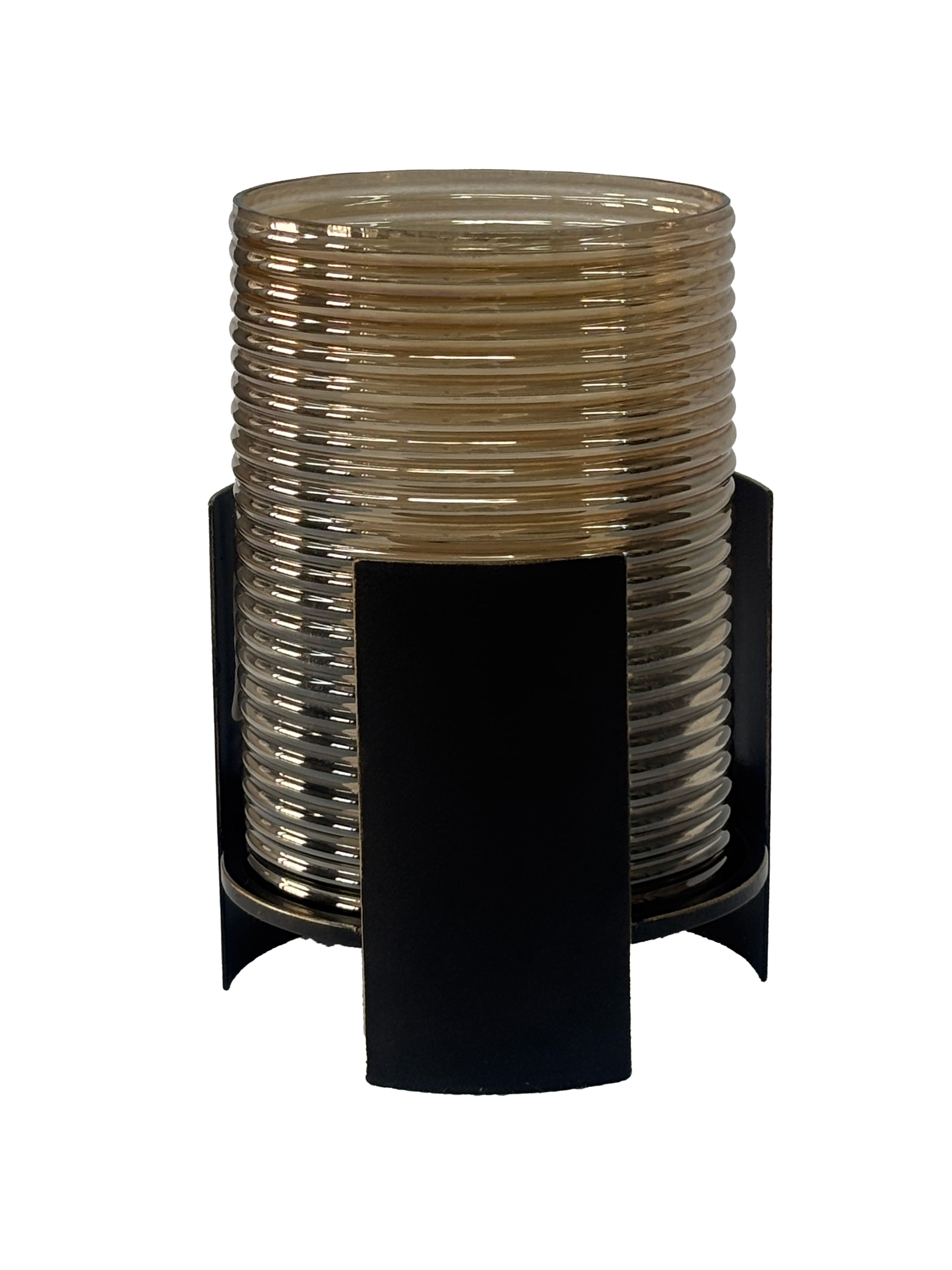 Carraway Black Ribbed Hurricane Small