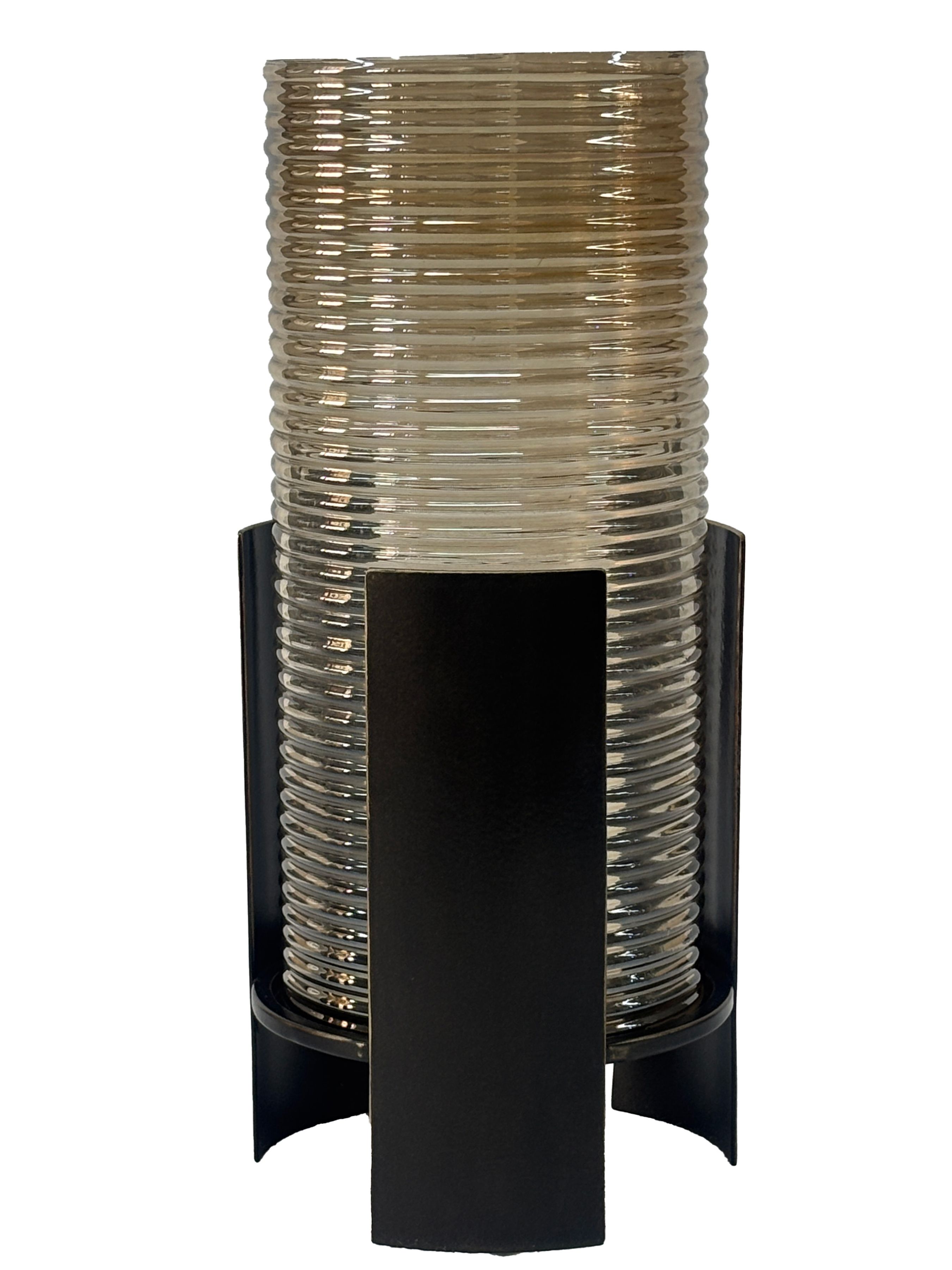 Carraway Black Ribbed Hurricane Large