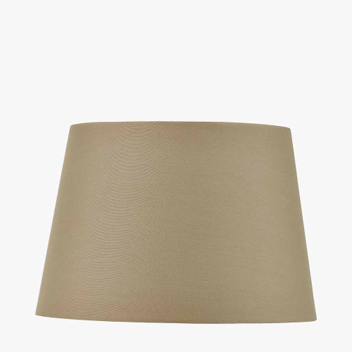Adelaide 30cm Taupe Tapered Cotton Mix Lampshade