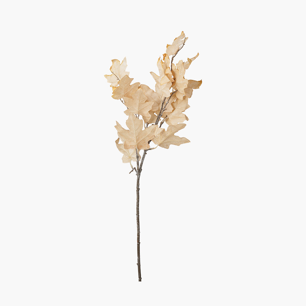 Apricot artificial maple-leaf stem