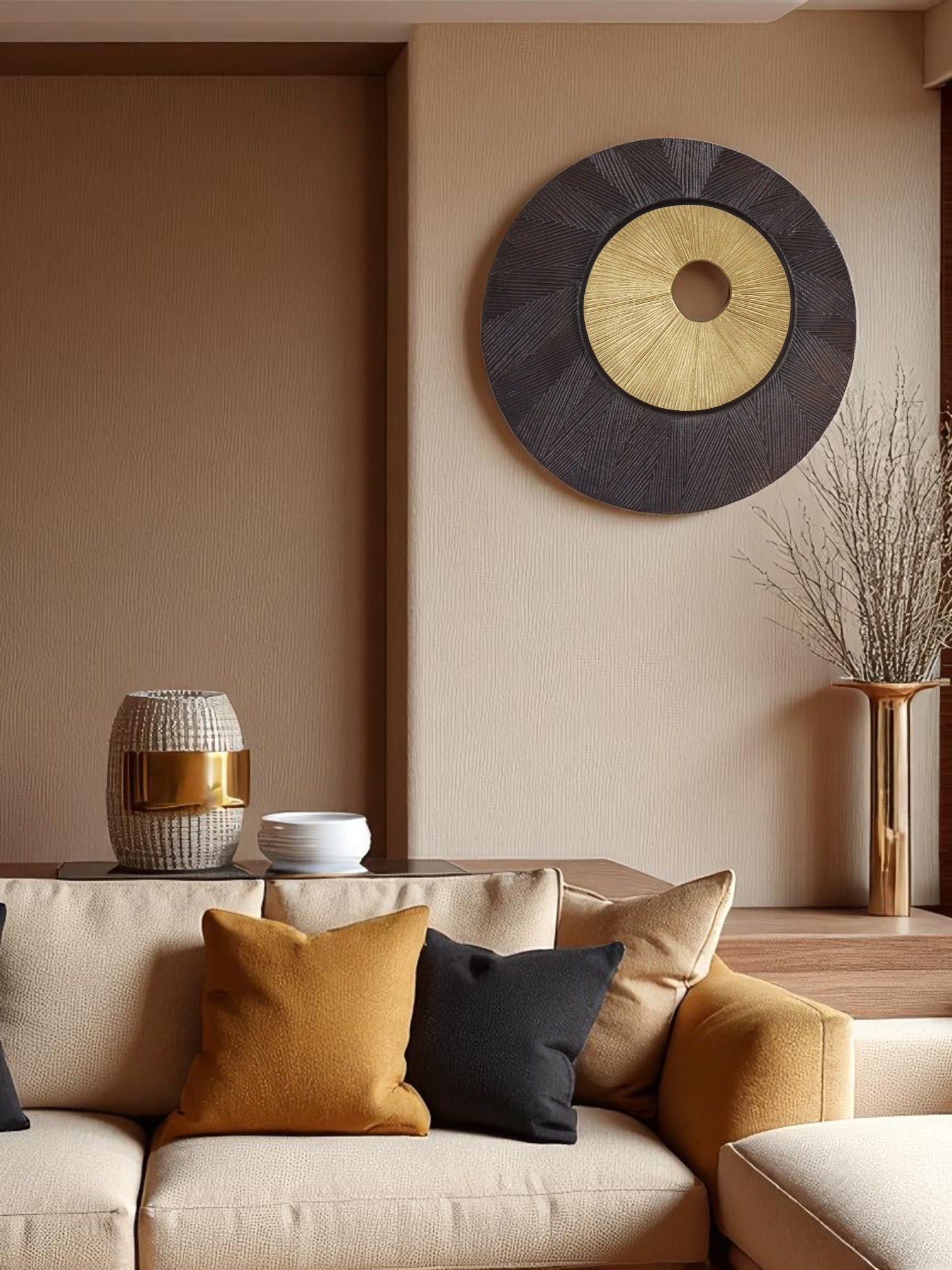 Bronze Aluminium Wall Art