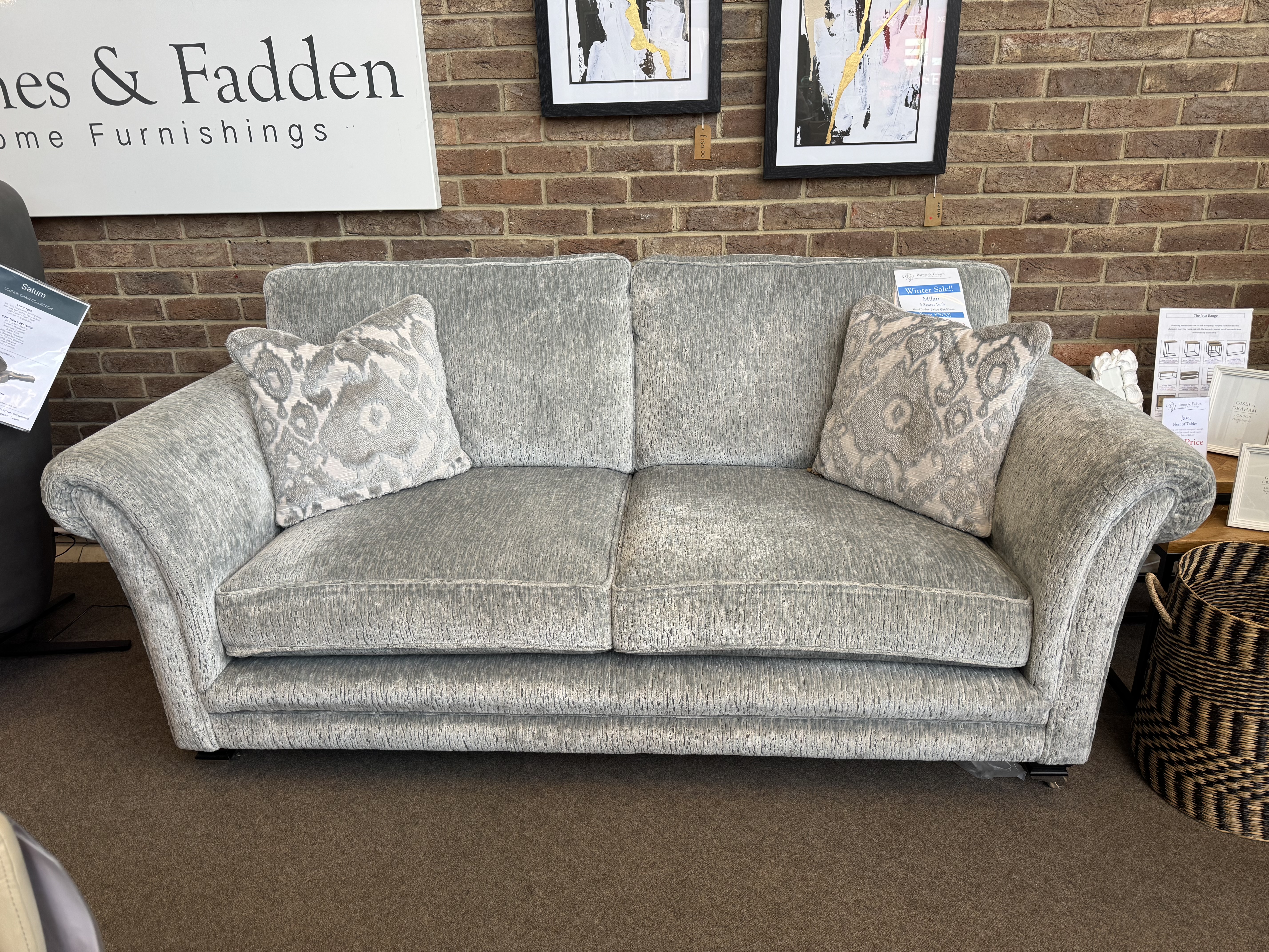 Milan 3 Seater Sofa