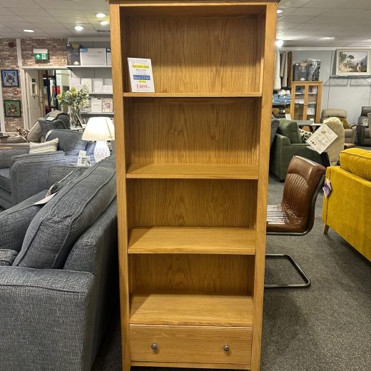 Barley Oak Large Bookcase