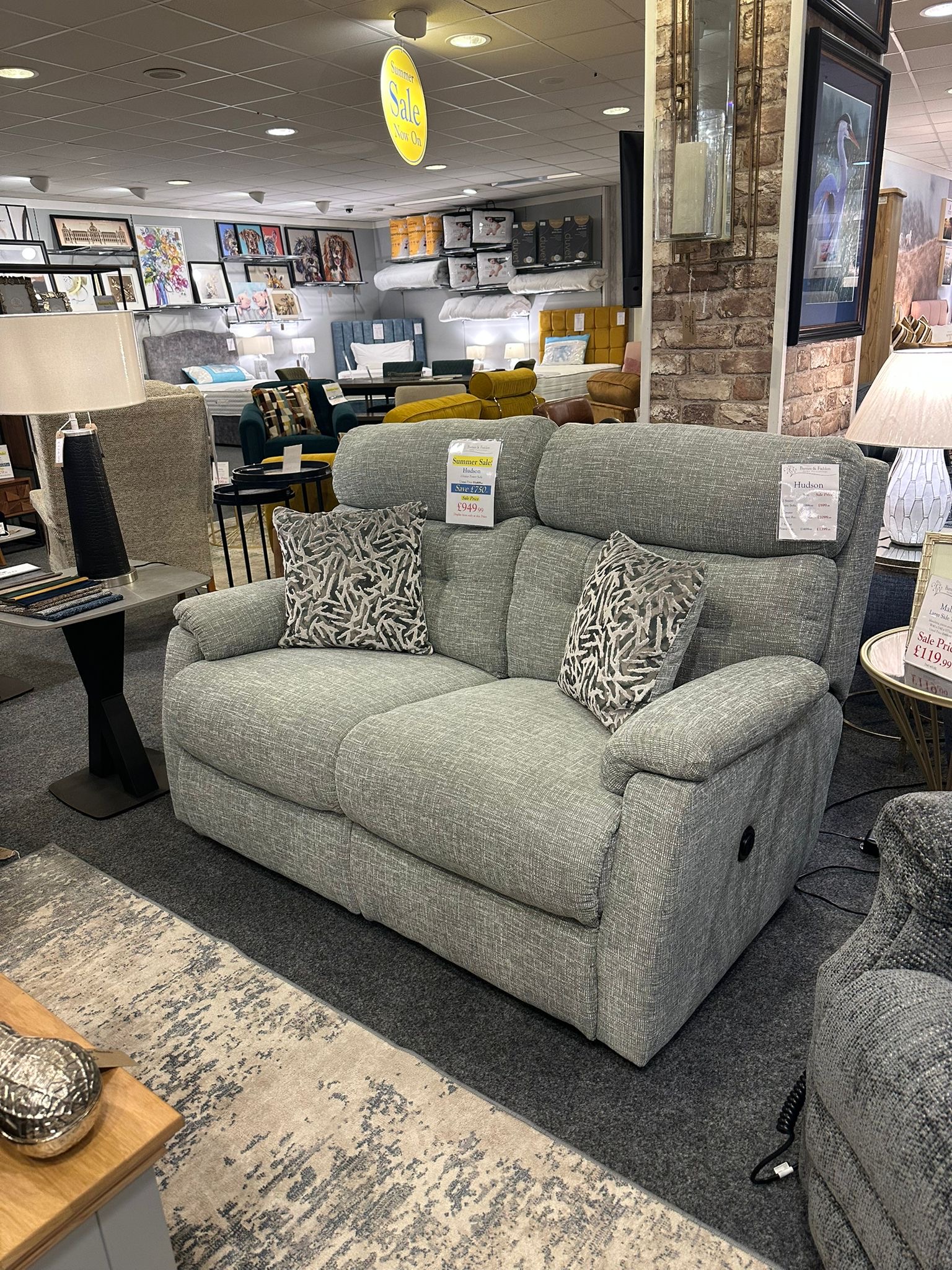 Hudson 2 Seater Power Sofa - Image 2