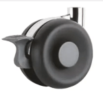 Black Brake Castor - Height 5cm +&pound;75.00