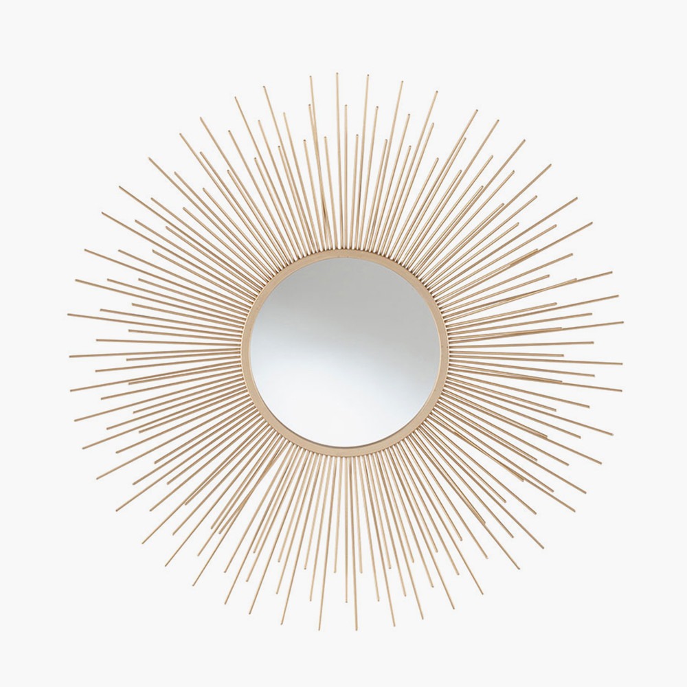 Gold Starburst mirror