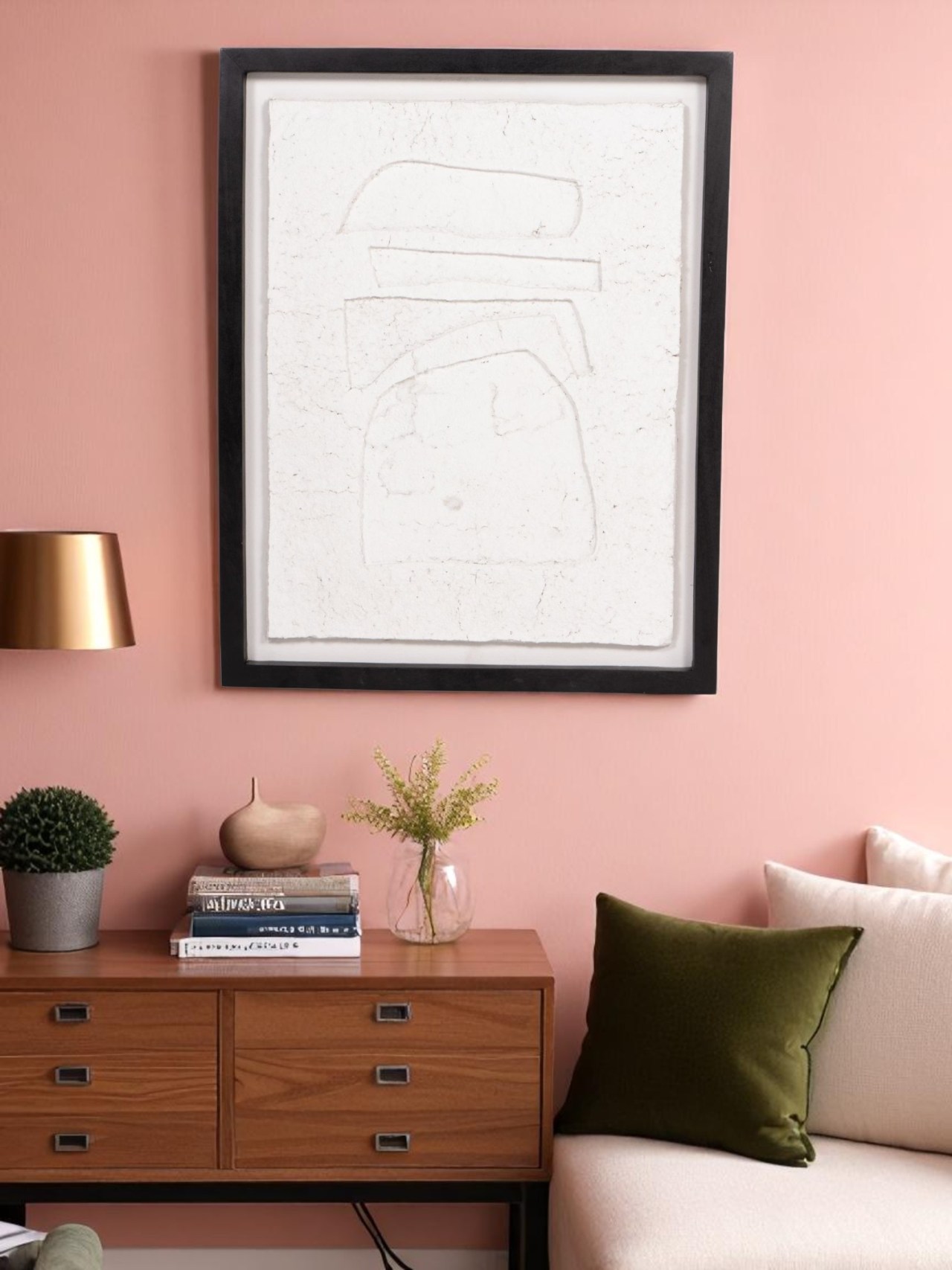 Papier Mache I Canvas