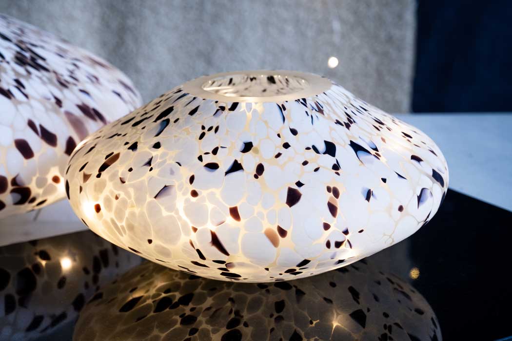 Small Mosaic glass lamp