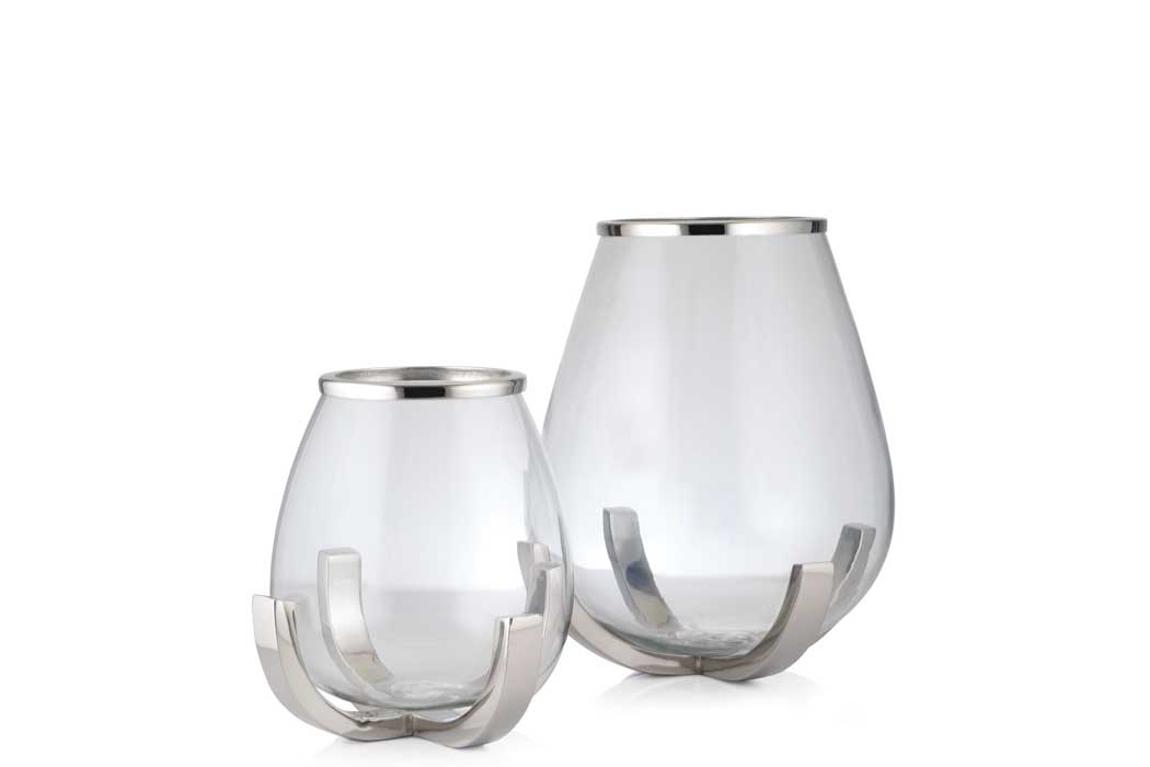 Medium oval cradle vase
